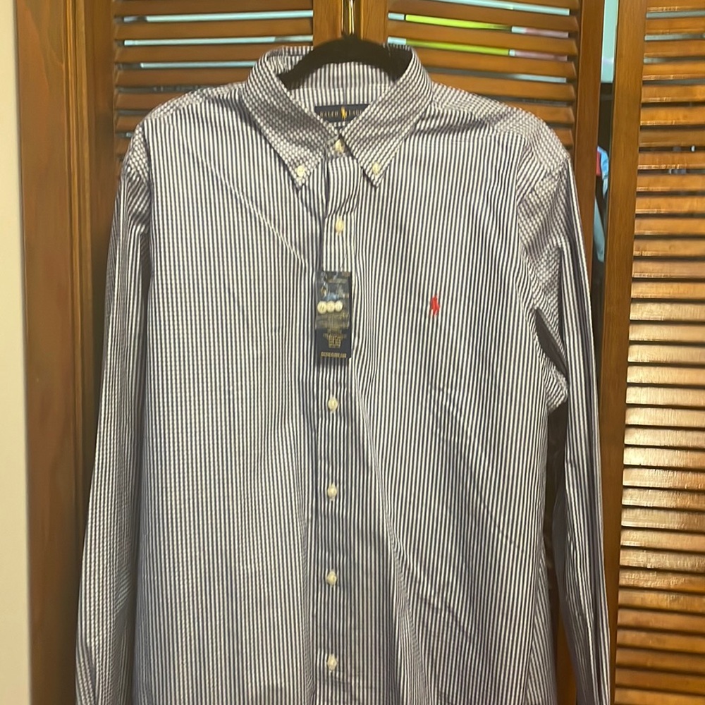 Mens long sleeve button down